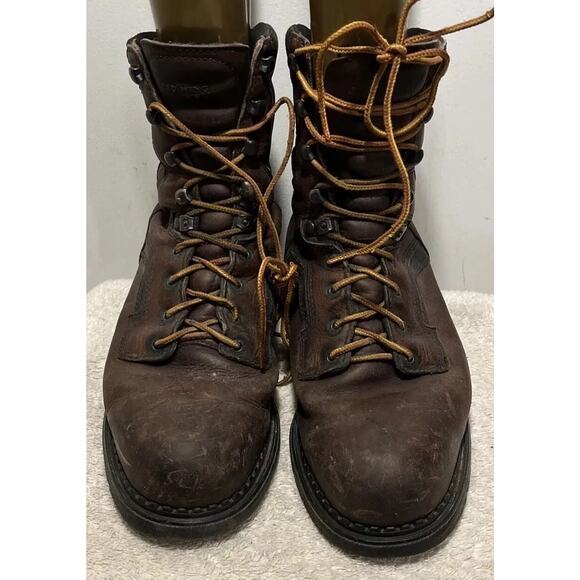 Red Wing 2238 Tall Steel Toe Brown Work Boots Mens 10 H Leather main image 8